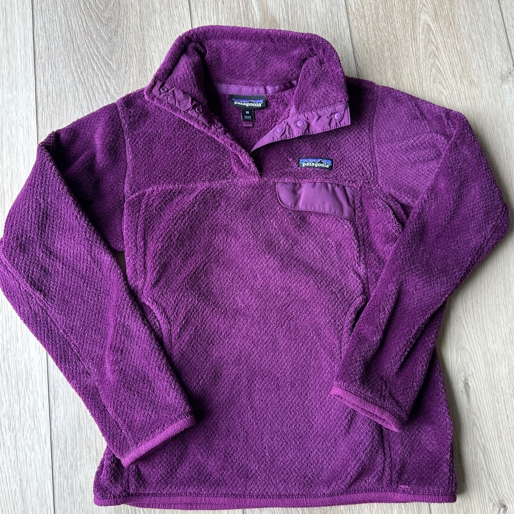 Patagonia Purple Fleece Pullover Jacket